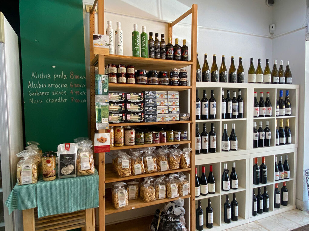 Interior de la tienda